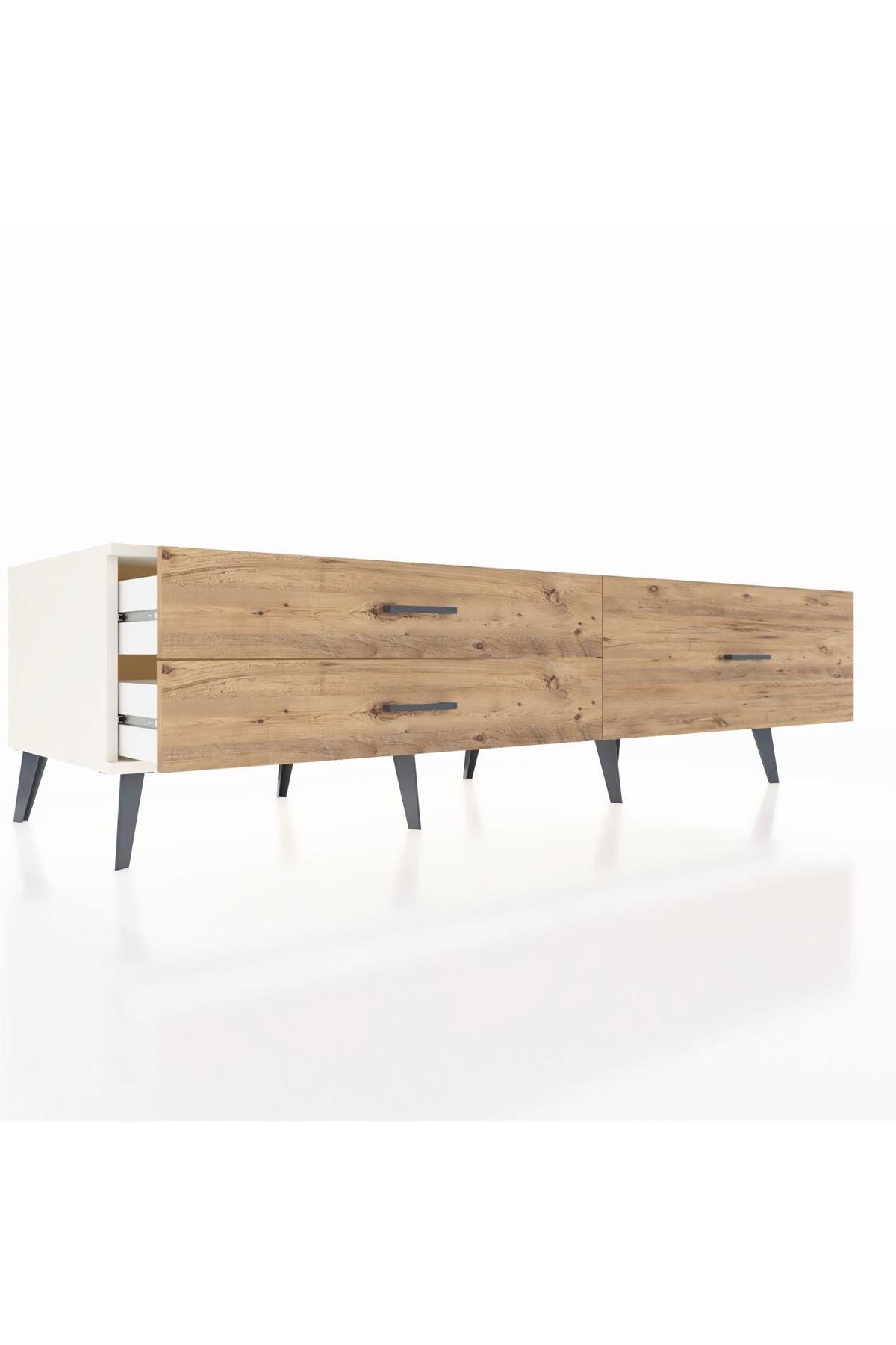 Kronos TV Ünitesi 3 Çekmeceli  176x59x51 Aytaşı-Aytaşı/Çam