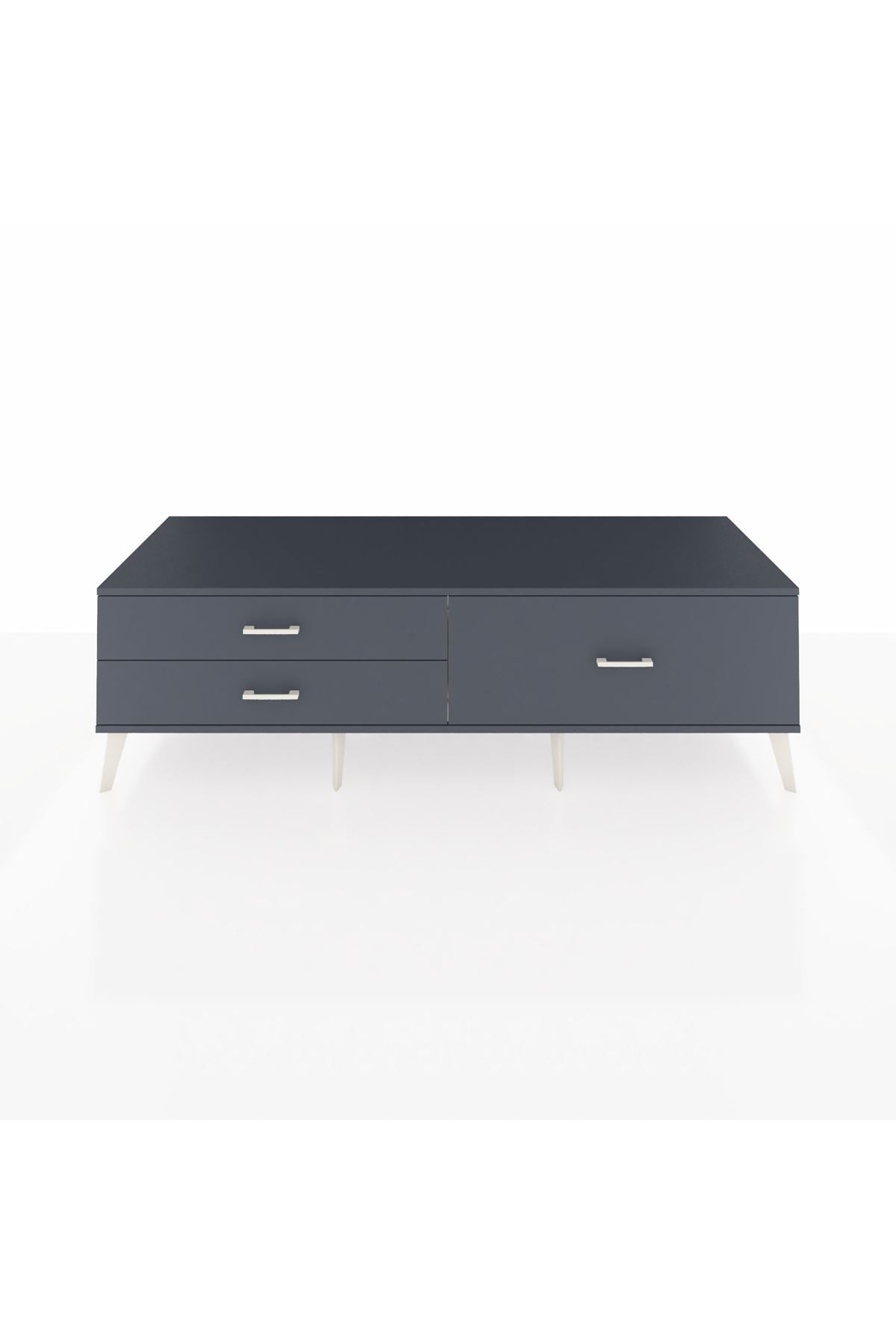 Kronos TV Ünitesi 3 Çekmeceli  176x59x51 Aytaşı-Antrasit/Antrasit