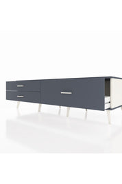 Kronos TV Ünitesi 3 Çekmeceli  176x59x51 Aytaşı-Antrasit/Antrasit