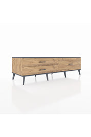 Kronos TV Ünitesi 3 Çekmeceli  176x59x51 Çam-Antrasit/Çam