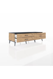 Kronos TV Ünitesi 3 Çekmeceli  176x59x51 Çam-Antrasit/Çam