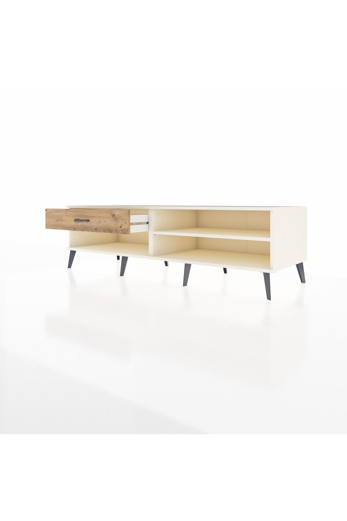 Kronos TV Ünitesi Tek Raflı Tek Çekmeceli  176x59x51 Aytaşı-Aytaşı/Çam