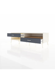 Kronos TV Ünitesi Tek Raflı 2 Çekmeceli  176x59x51 Aytaşı-Çam/Antrasit