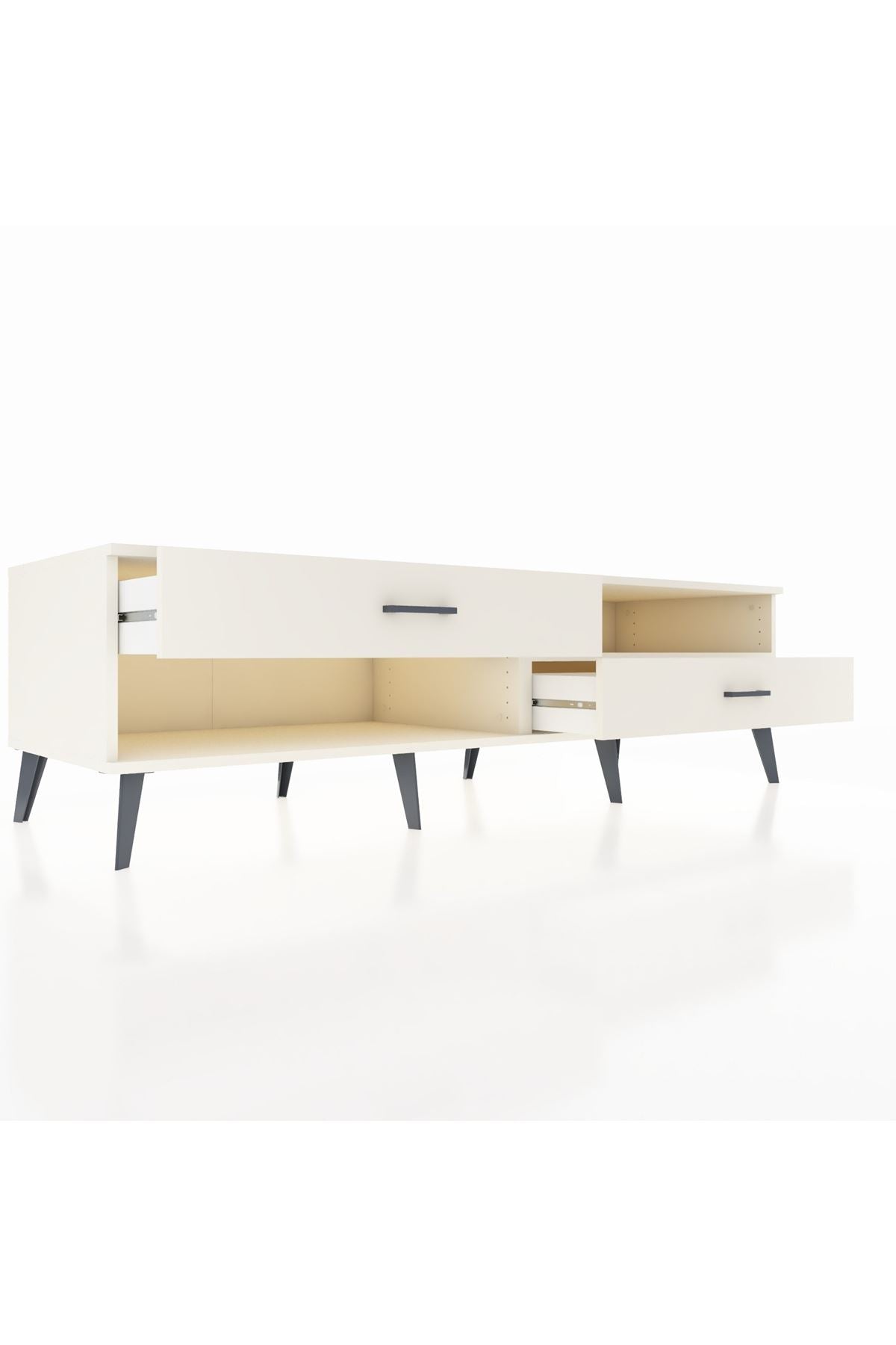 Kronos TV Ünitesi Tek Raflı 2 Çekmeceli  176x59x51 Aytaşı-Aytaşı/Aytaşı