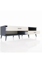 Kronos TV Ünitesi Tek Raflı 2 Çekmeceli  176x59x51 Antrasit-Çam/Aytaşı