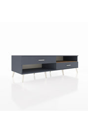 Kronos TV Ünitesi Tek Raflı 2 Çekmeceli  176x59x51 Antrasit-Çam/Antrasit