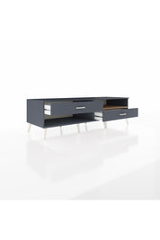 Kronos TV Ünitesi Tek Raflı 2 Çekmeceli  176x59x51 Antrasit-Çam/Antrasit