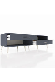 Kronos TV Ünitesi Tek Raflı 2 Çekmeceli  176x59x51 Antrasit-Çam/Antrasit