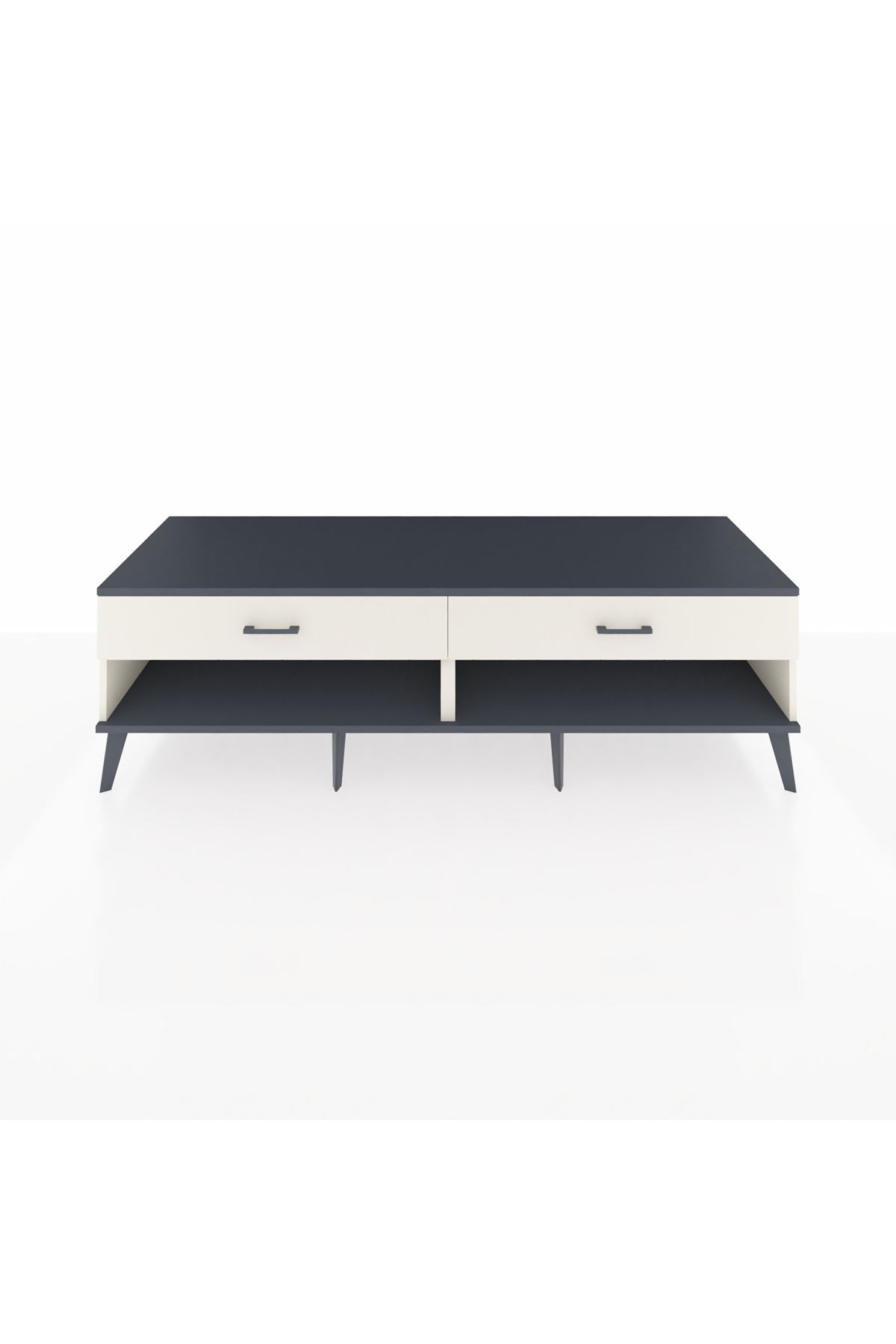 Kronos TV Ünitesi 2 Çekmeceli  176x59x51 Aytaşı-Antrasit/Aytaşı