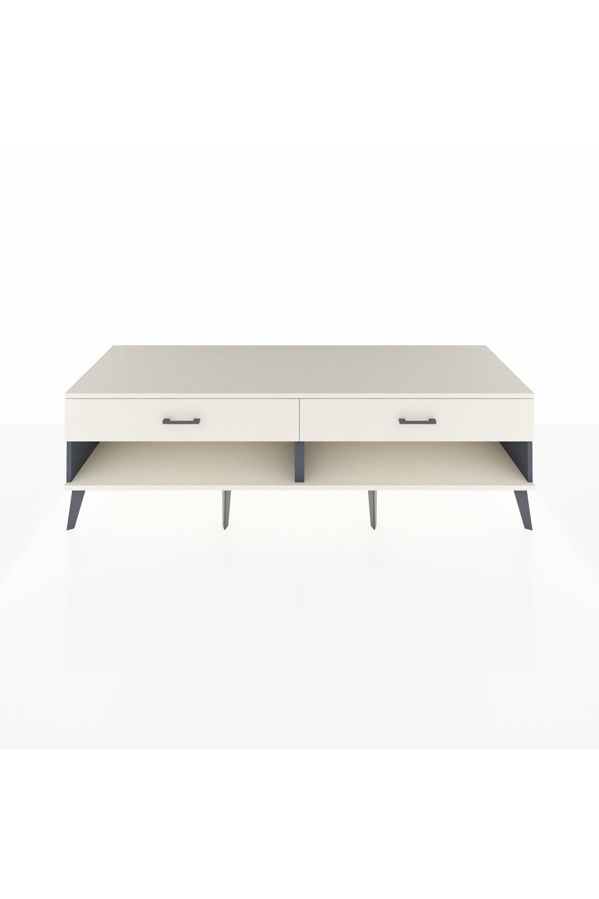 Kronos TV Ünitesi 2 Çekmeceli  176x59x51 Antrasit-Aytaşı/Aytaşı