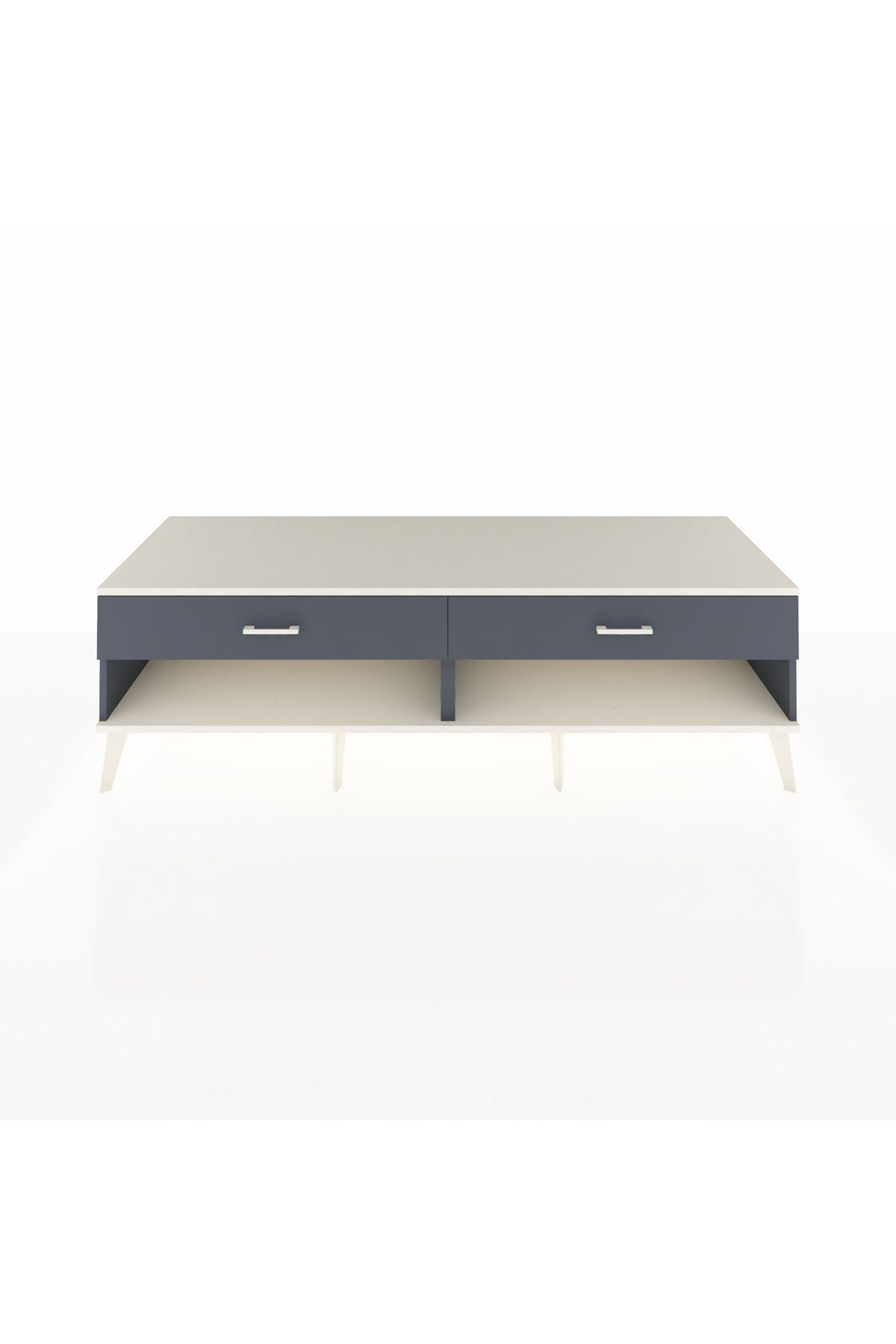 Kronos TV Ünitesi 2 Çekmeceli  176x59x51 Antrasit-Aytaşı/Antrasit