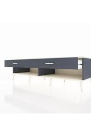 Kronos TV Ünitesi 2 Çekmeceli  176x59x51 Antrasit-Aytaşı/Antrasit