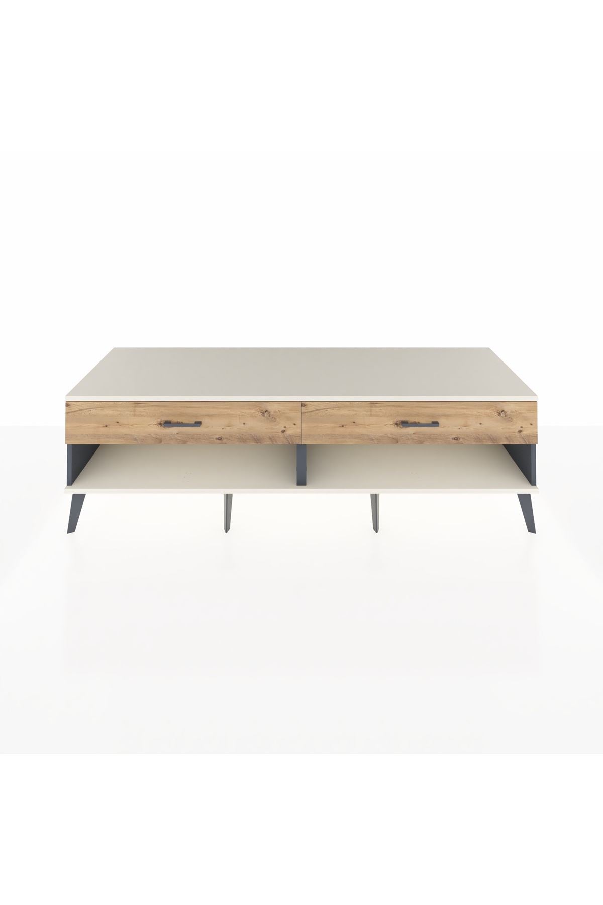 Kronos TV Ünitesi 2 Çekmeceli  176x59x51 Antrasit-Aytaşı/Çam