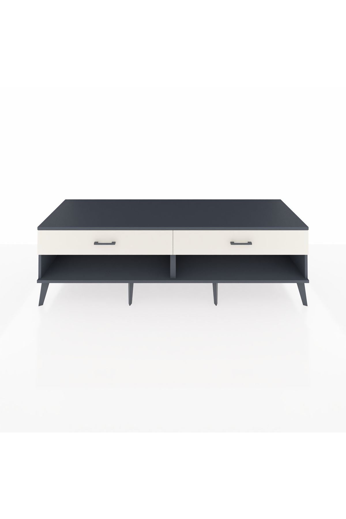 Kronos TV Ünitesi 2 Çekmeceli  176x59x51 Antrasit-Antrasit/Aytaşı