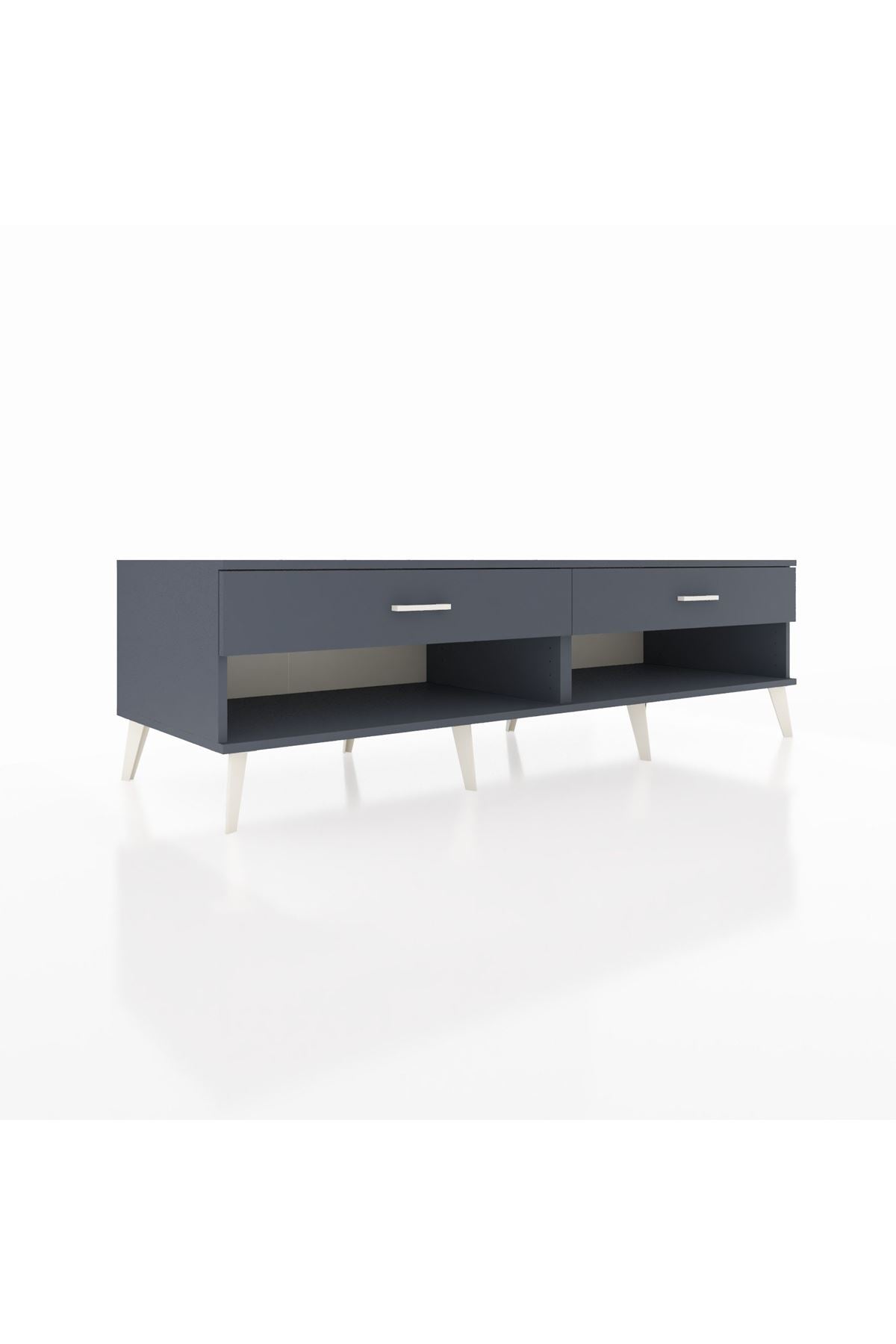 Kronos TV Ünitesi 2 Çekmeceli  176x59x51 Antrasit-Antrasit/Antrasit