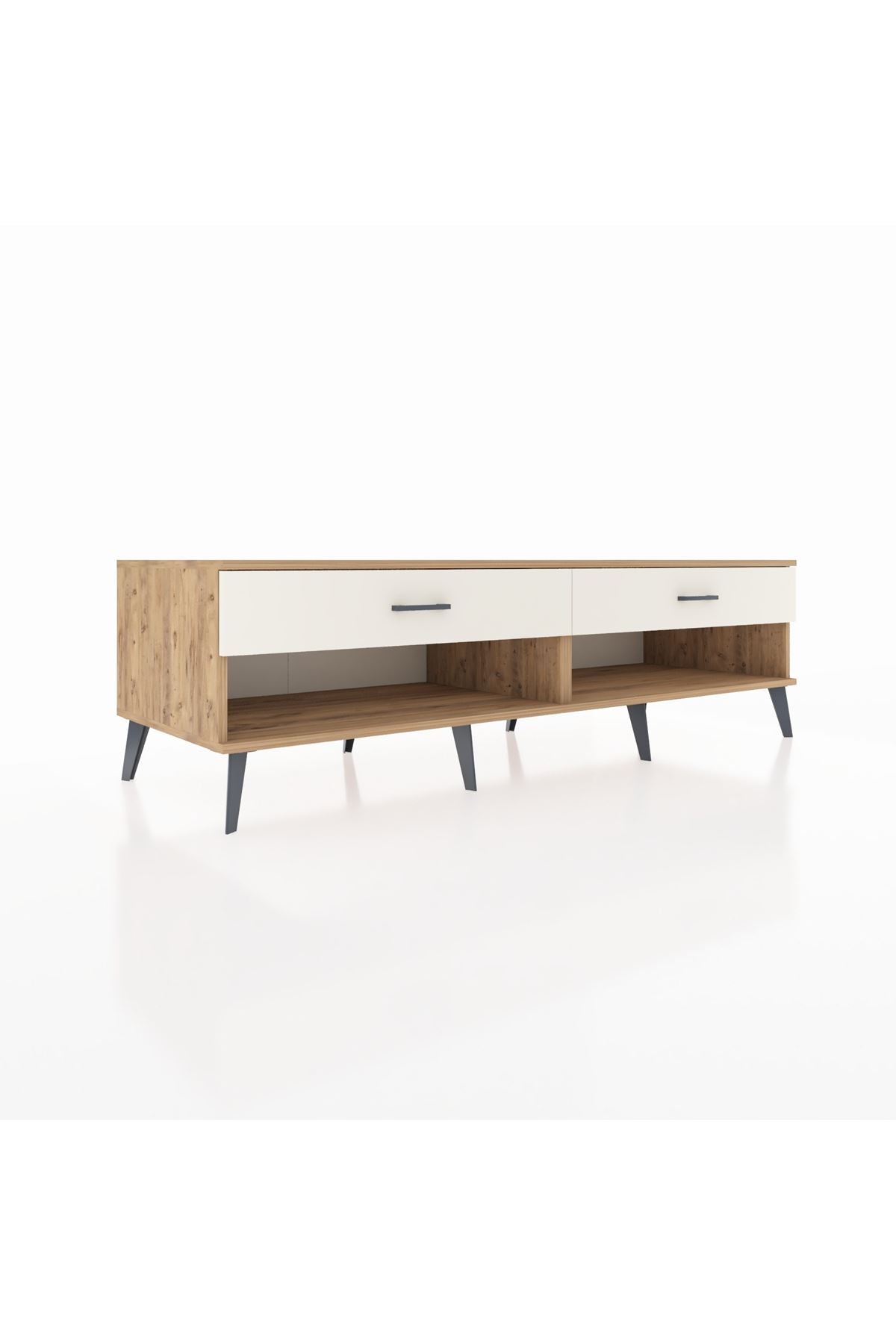 Kronos TV Ünitesi 2 Çekmeceli  176x59x51 Çam-Çam/Aytaşı