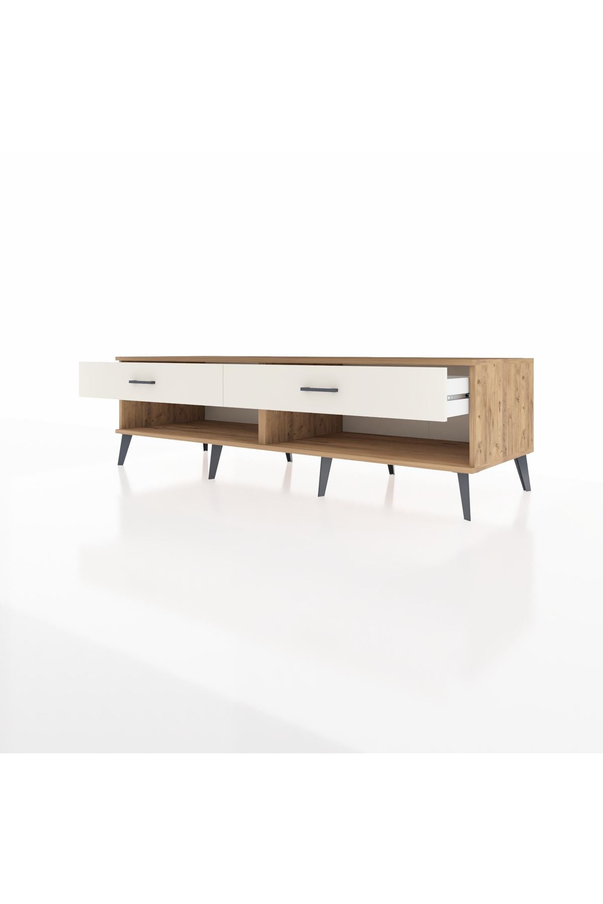 Kronos TV Ünitesi 2 Çekmeceli  176x59x51 Çam-Çam/Aytaşı