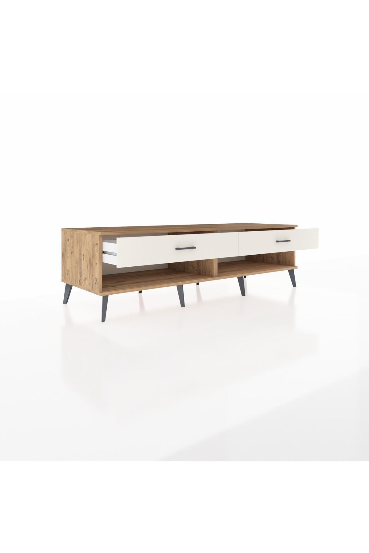 Kronos TV Ünitesi 2 Çekmeceli  176x59x51 Çam-Çam/Aytaşı