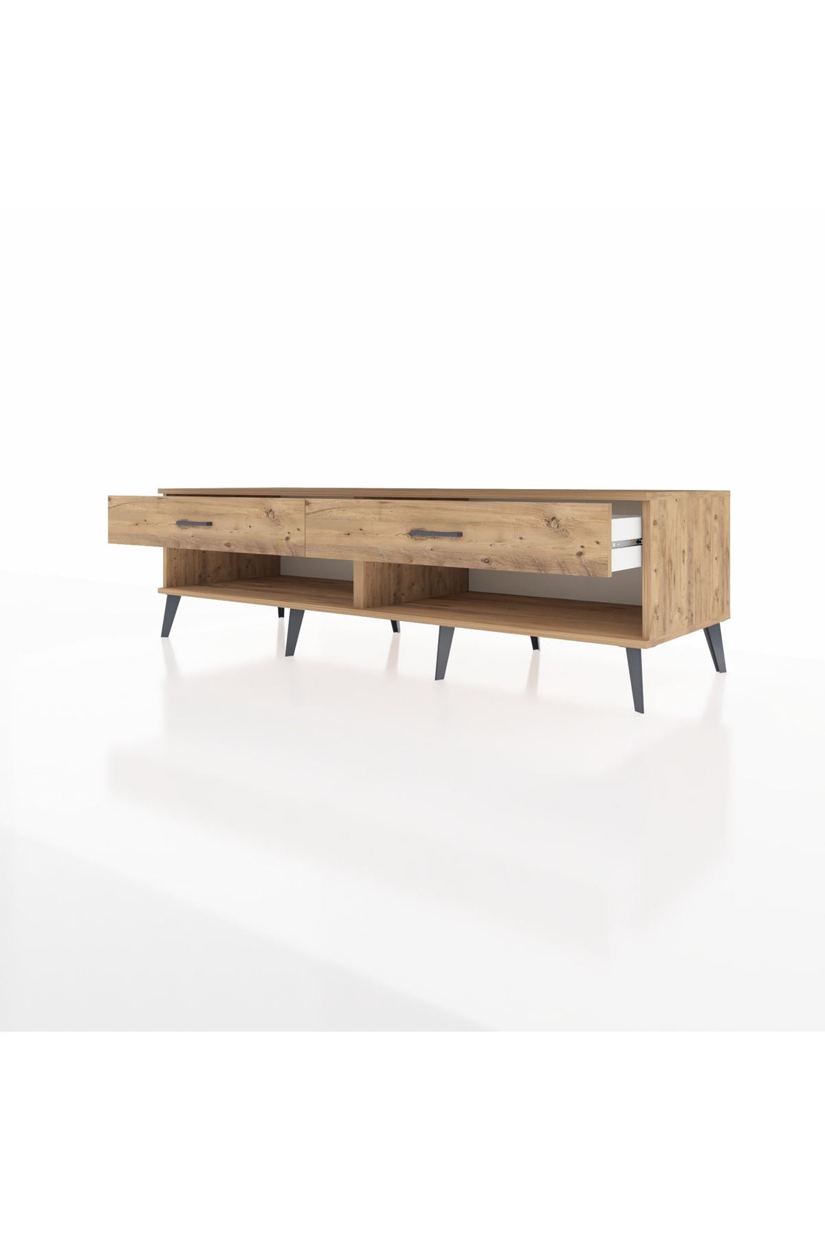 Kronos TV Ünitesi 2 Çekmeceli  176x59x51 Çam-Çam/Çam