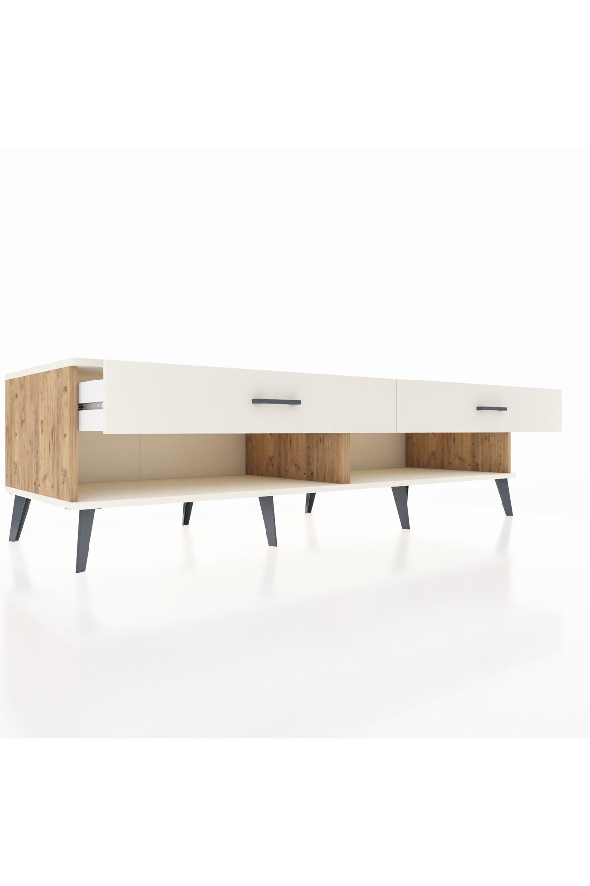 Kronos TV Ünitesi 2 Çekmeceli  176x59x51 Çam-Aytaşı/Aytaşı