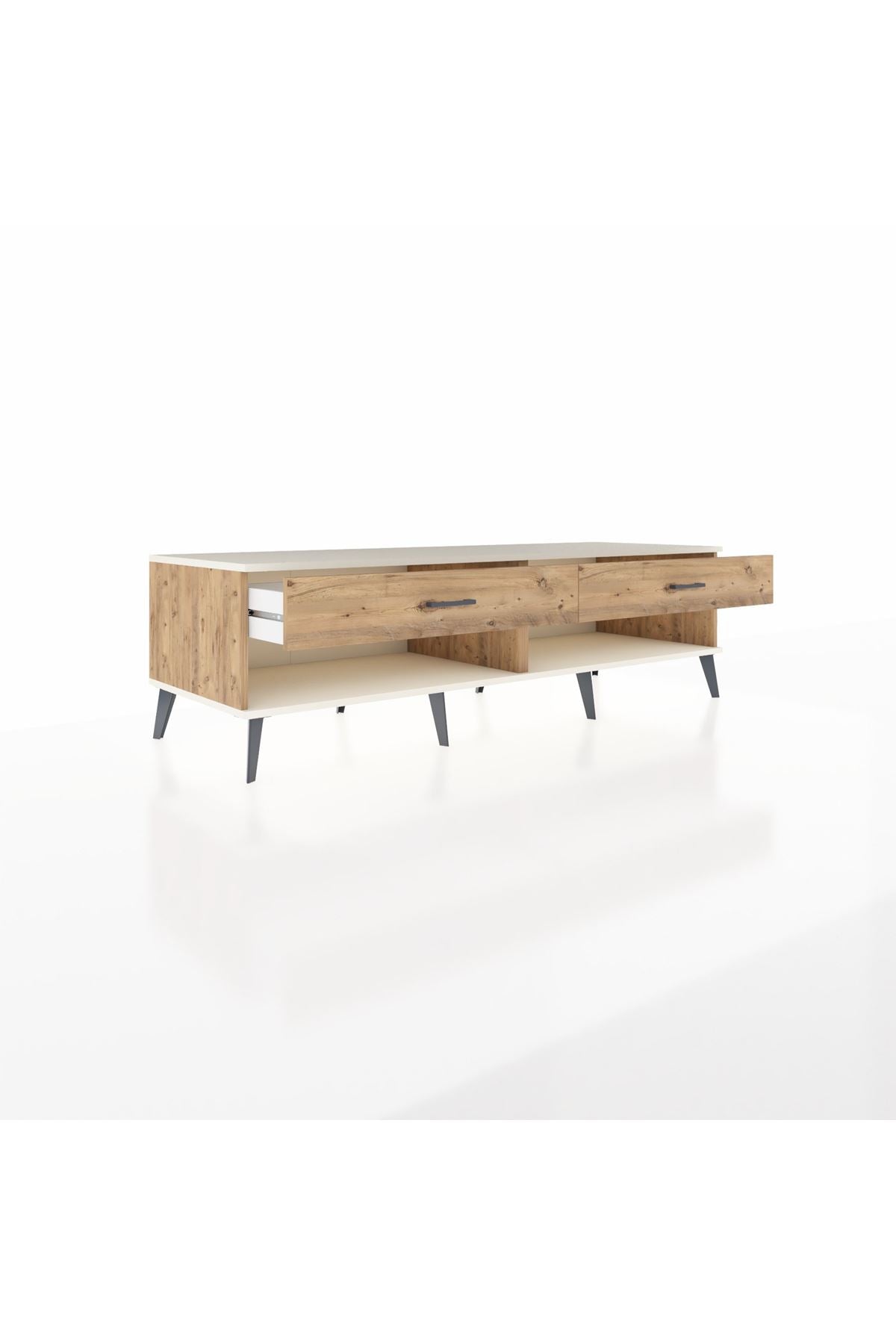 Kronos TV Ünitesi 2 Çekmeceli  176x59x51 Çam-Aytaşı/Çam