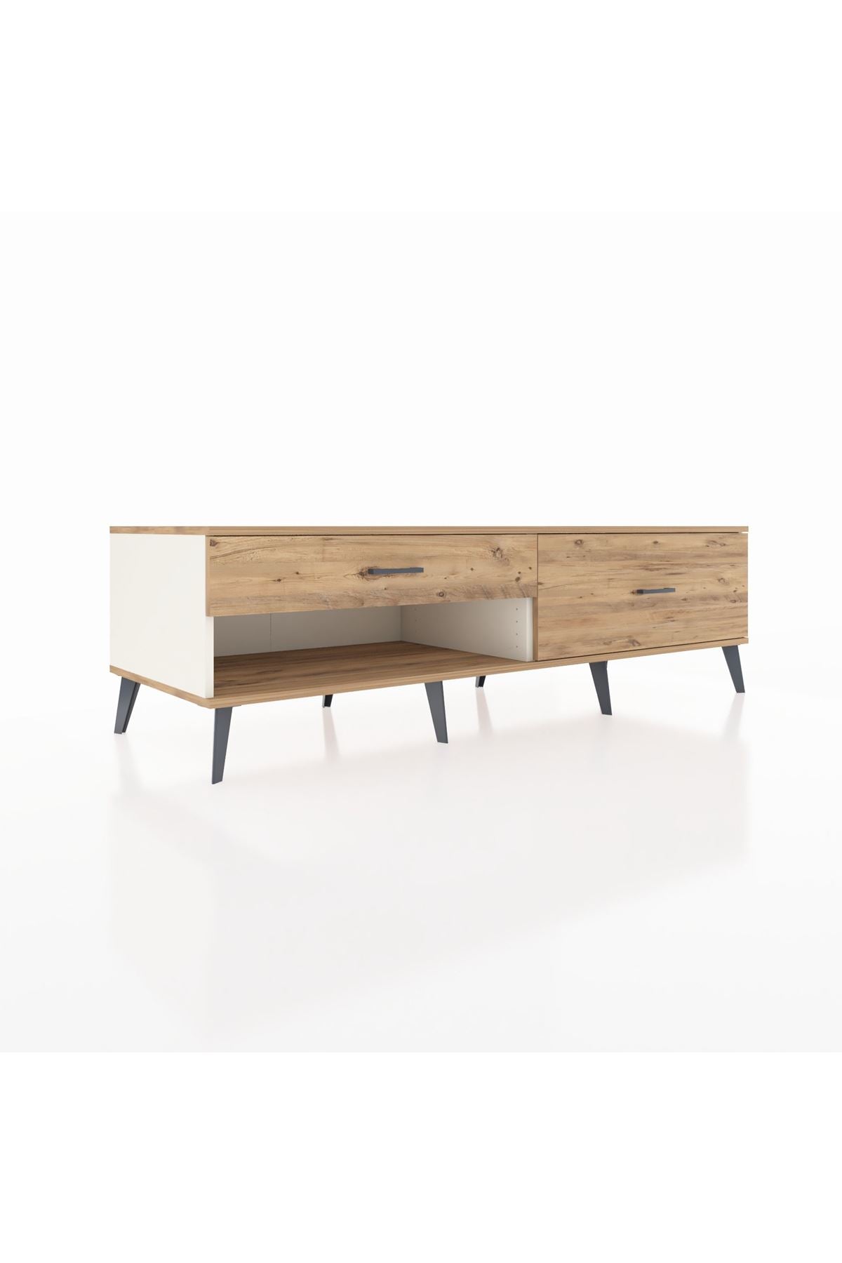 Kronos TV Ünitesi 2 Çekmeceli  176x59x51 Aytaşı-Çam/Çam