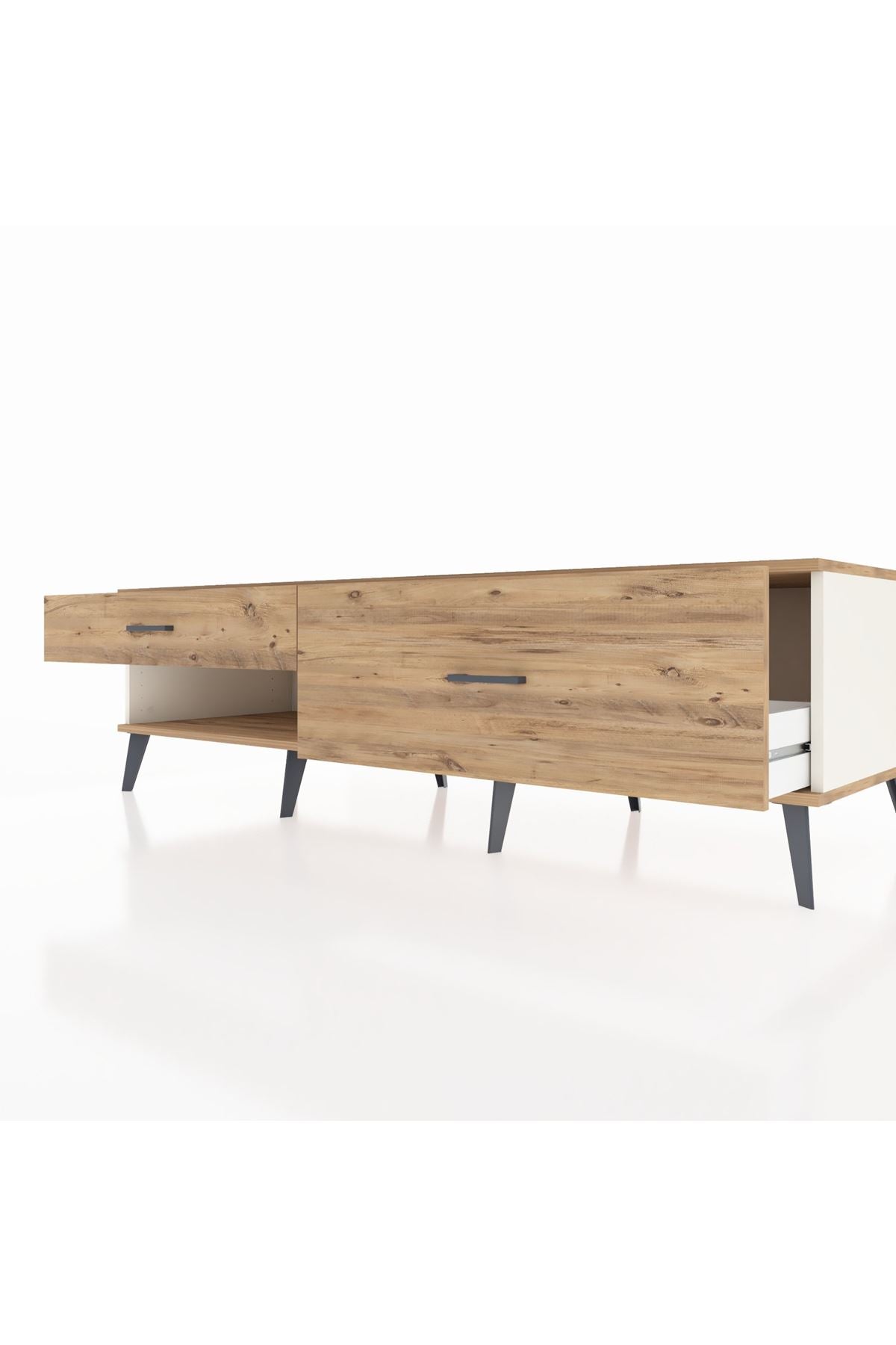 Kronos TV Ünitesi 2 Çekmeceli  176x59x51 Aytaşı-Çam/Çam