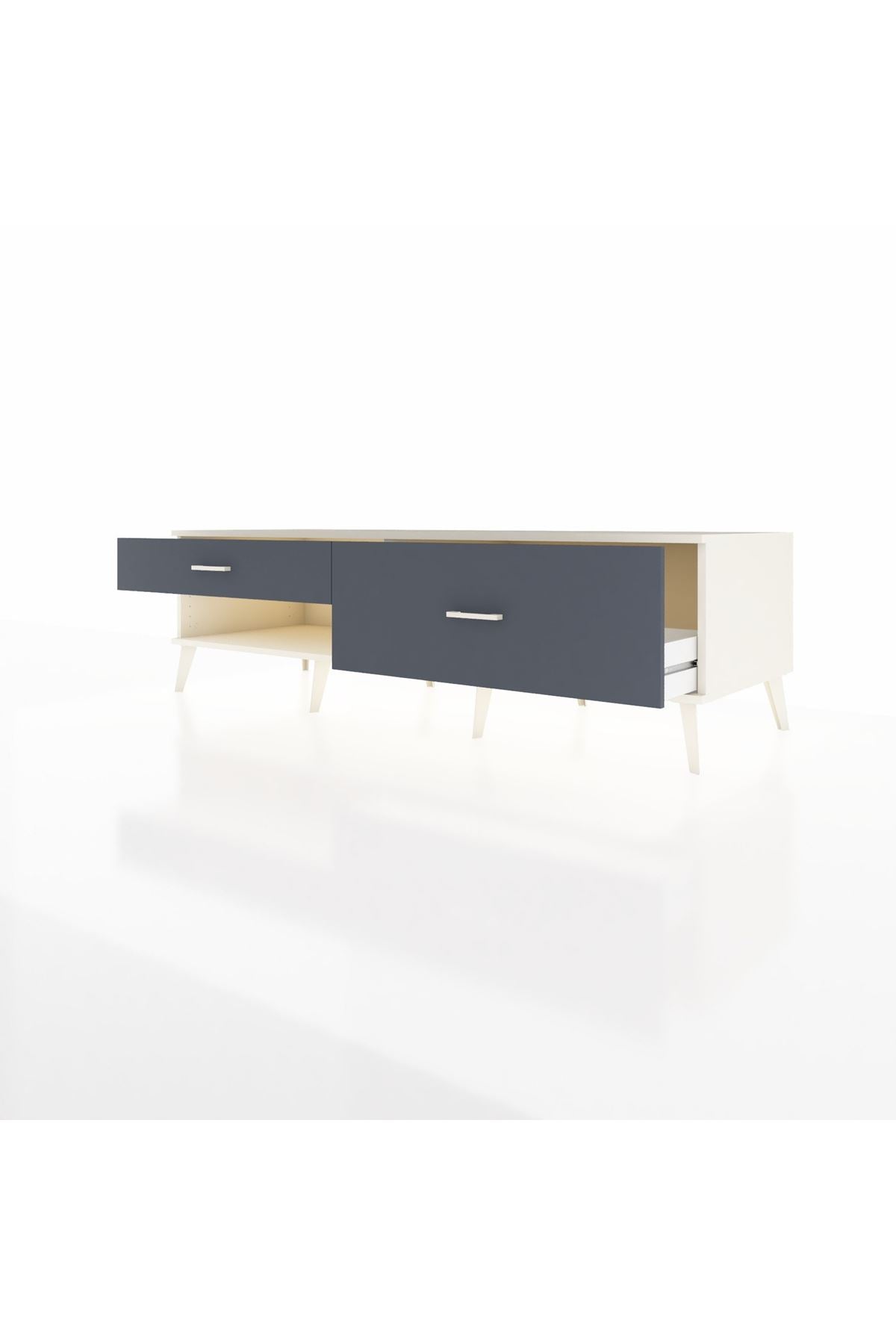 Kronos TV Ünitesi 2 Çekmeceli  176x59x51 Aytaşı-Aytaşı/Antrasit