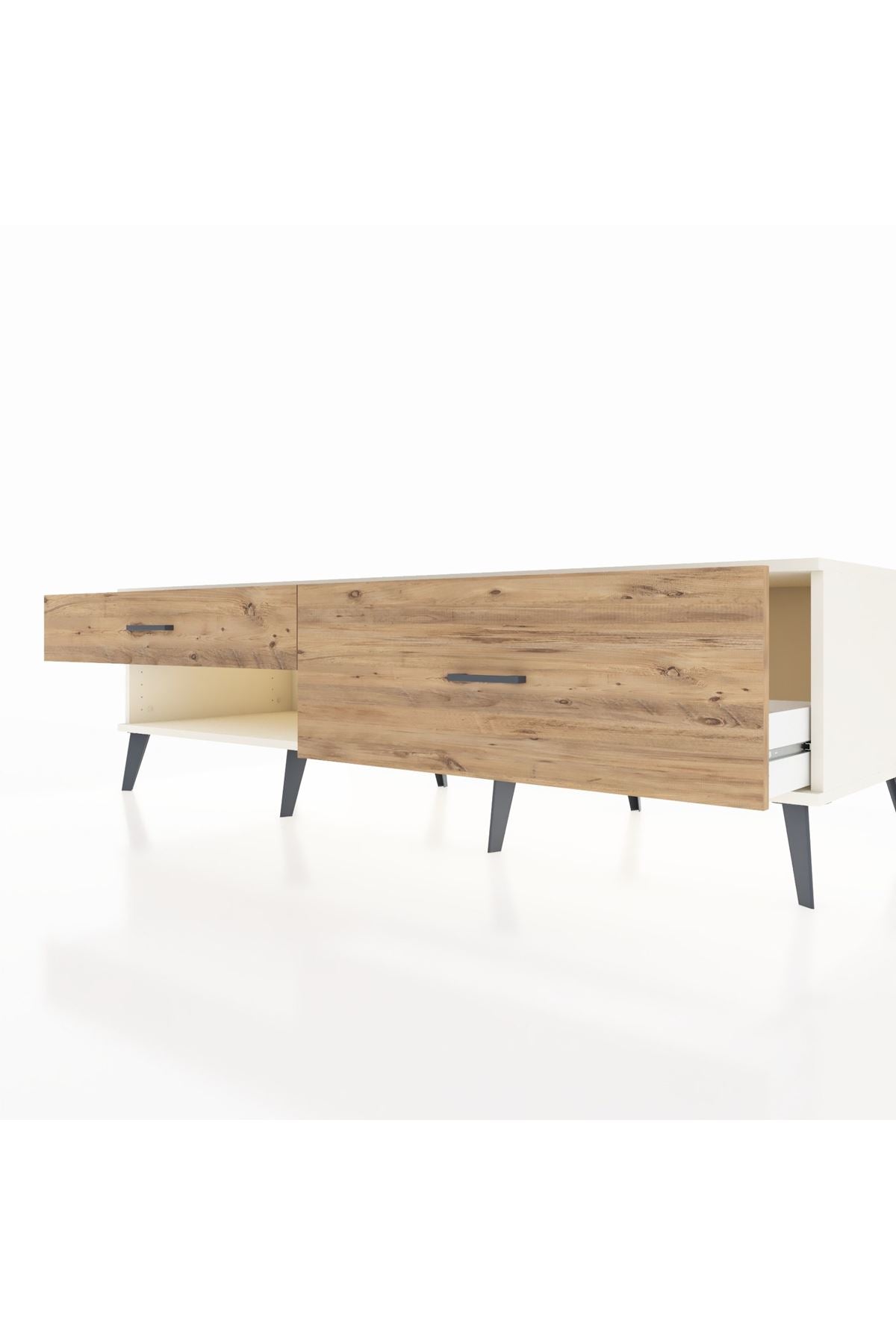 Kronos TV Ünitesi 2 Çekmeceli  176x59x51 Aytaşı-Aytaşı/Çam
