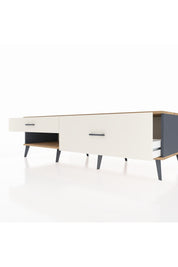 Kronos TV Ünitesi 2 Çekmeceli  176x59x51 Antrasit-Çam/Aytaşı