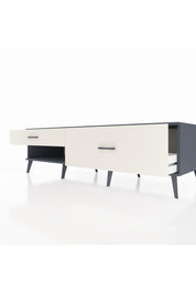 Kronos TV Ünitesi 2 Çekmeceli  176x59x51 Antrasit-Antrasit/Aytaşı