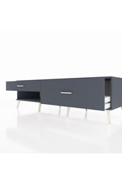 Kronos TV Ünitesi 2 Çekmeceli  176x59x51 Antrasit-Antrasit/Antrasit