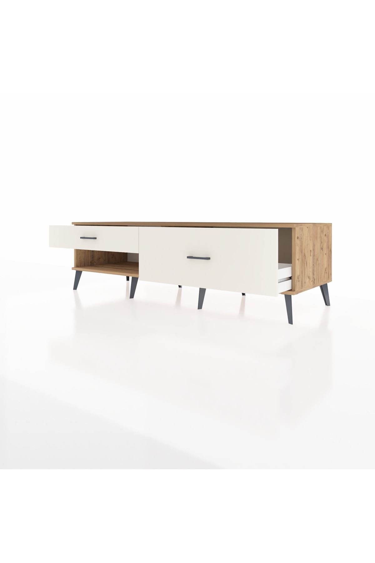 Kronos TV Ünitesi 2 Çekmeceli  176x59x51 Çam-Çam/Aytaşı