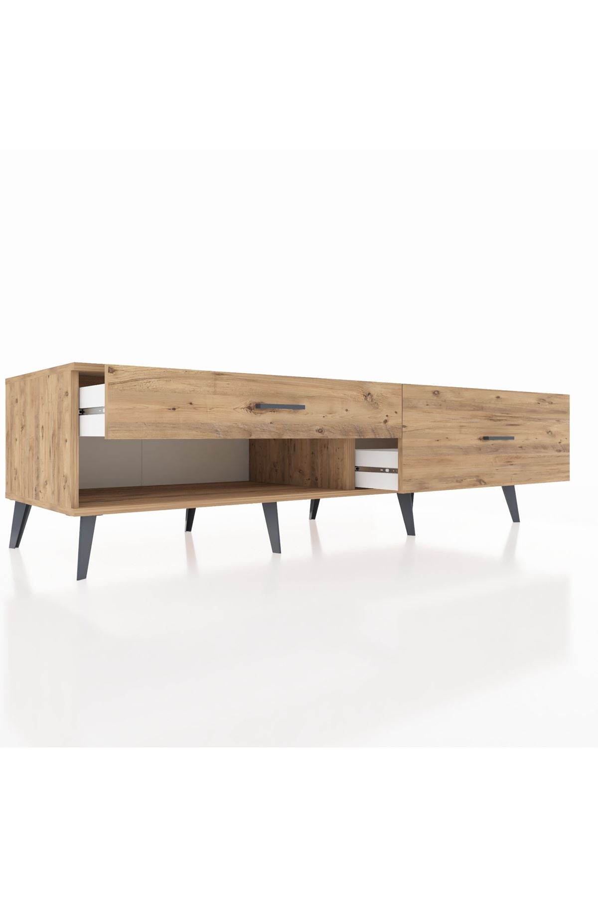 Kronos TV Ünitesi 2 Çekmeceli  176x59x51 Çam-Çam/Çam