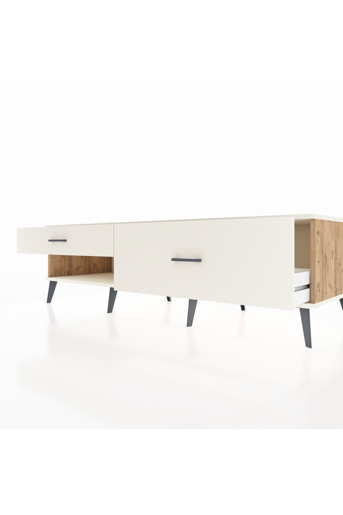 Kronos TV Ünitesi 2 Çekmeceli  176x59x51 Çam-Aytaşı/Aytaşı