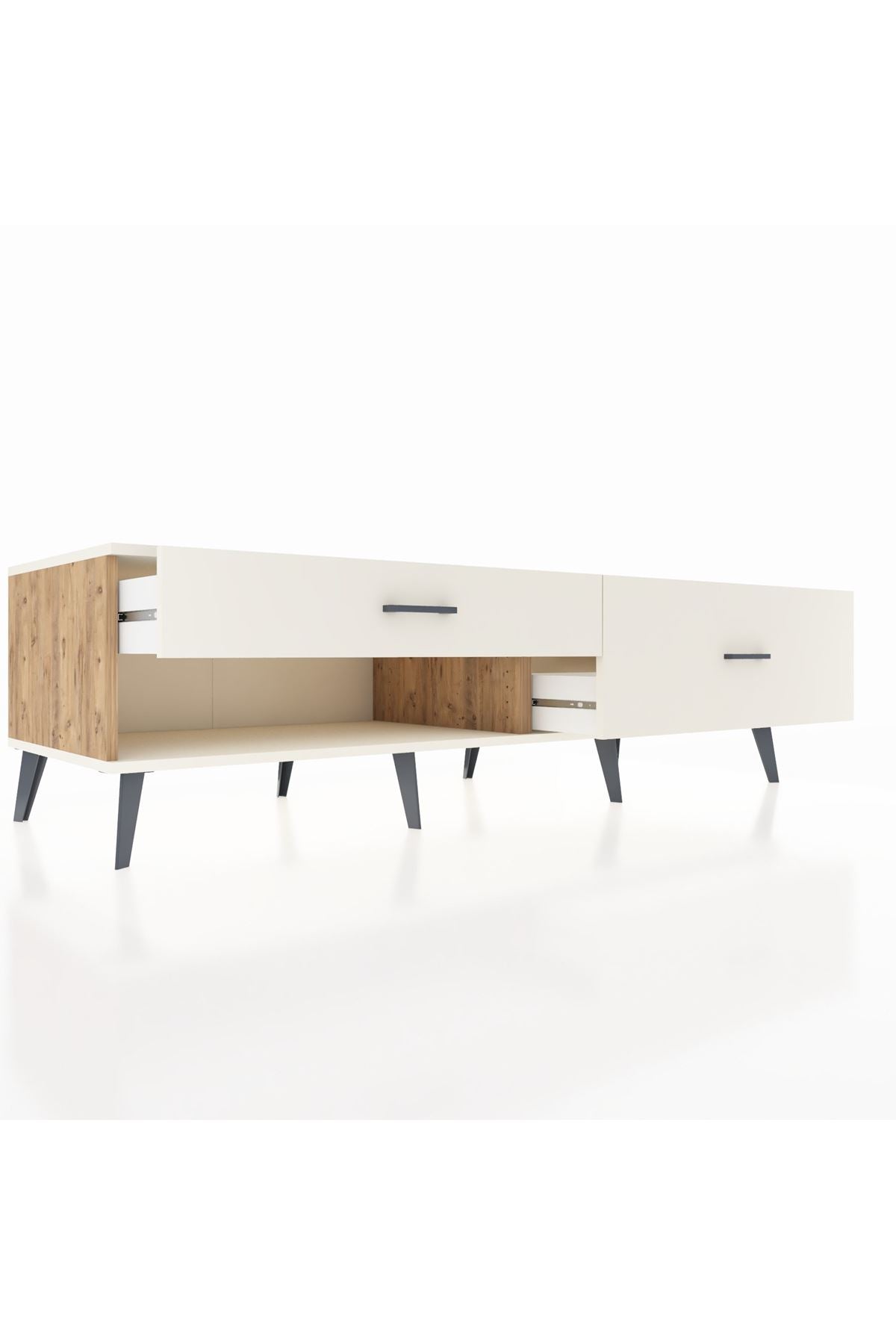 Kronos TV Ünitesi 2 Çekmeceli  176x59x51 Çam-Aytaşı/Aytaşı