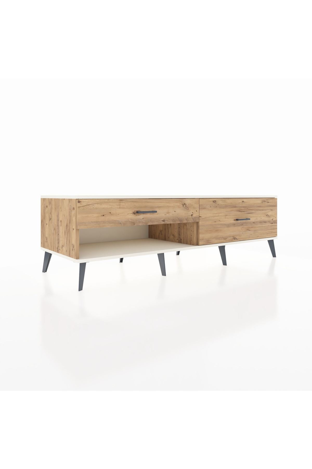 Kronos TV Ünitesi 2 Çekmeceli  176x59x51 Çam-Aytaşı/Çam