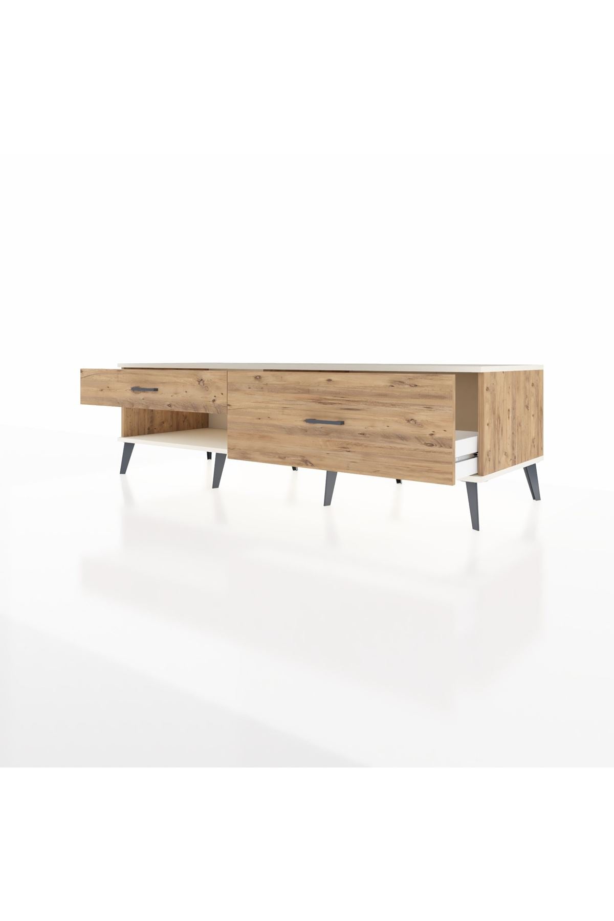 Kronos TV Ünitesi 2 Çekmeceli  176x59x51 Çam-Aytaşı/Çam