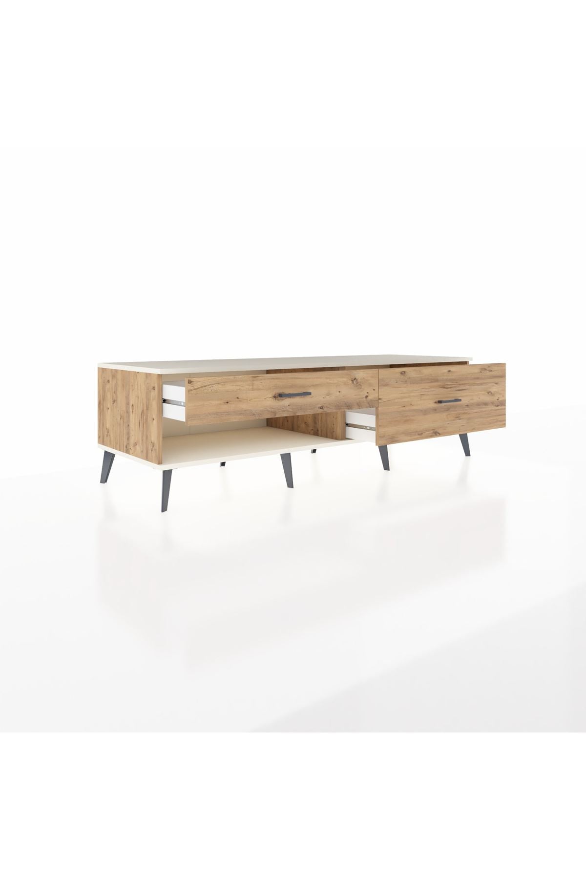 Kronos TV Ünitesi 2 Çekmeceli  176x59x51 Çam-Aytaşı/Çam