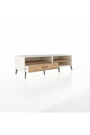 Kronos TV Ünitesi 2 Raflı Tek Çekmeceli  176x59x51 Aytaşı-Çam/Çam