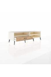 Kronos TV Ünitesi 2 Raflı Tek Çekmeceli  176x59x51 Aytaşı-Aytaşı/Çam