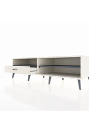 Kronos TV Ünitesi 2 Raflı Tek Çekmeceli  176x59x51 Aytaşı-Antrasit/Aytaşı