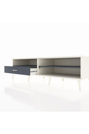 Kronos TV Ünitesi 2 Raflı Tek Çekmeceli  176x59x51 Aytaşı-Antrasit/Antrasit