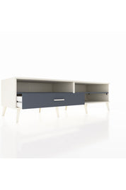 Kronos TV Ünitesi 2 Raflı Tek Çekmeceli  176x59x51 Aytaşı-Antrasit/Antrasit