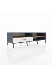 Kronos TV Ünitesi 2 Raflı Tek Çekmeceli  176x59x51 Antrasit-Çam/Aytaşı