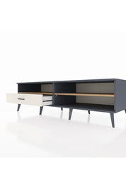 Kronos TV Ünitesi 2 Raflı Tek Çekmeceli  176x59x51 Antrasit-Çam/Aytaşı