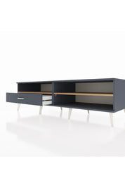 Kronos TV Ünitesi 2 Raflı Tek Çekmeceli  176x59x51 Antrasit-Çam/Antrasit