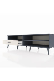 Kronos TV Ünitesi 2 Raflı Tek Çekmeceli  176x59x51 Antrasit-Antrasit/Aytaşı