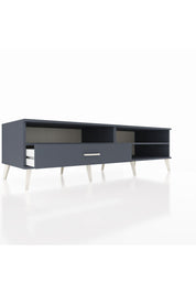 Kronos TV Ünitesi 2 Raflı Tek Çekmeceli  176x59x51 Antrasit-Antrasit/Antrasit