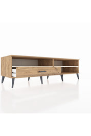 Kronos TV Ünitesi 2 Raflı Tek Çekmeceli  176x59x51 Çam-Aytaşı/Çam